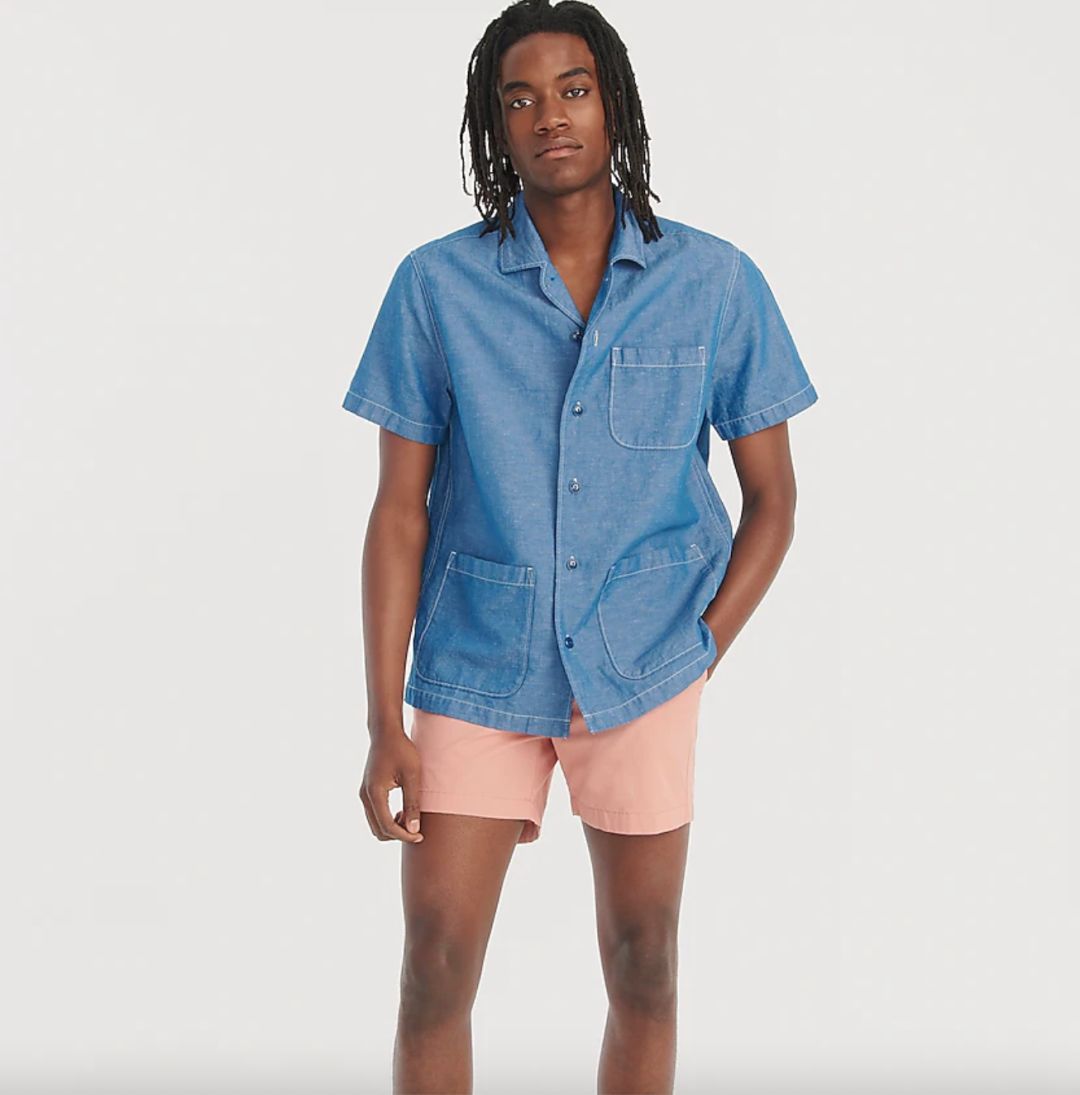 J.Crew's 5" stretch chino short