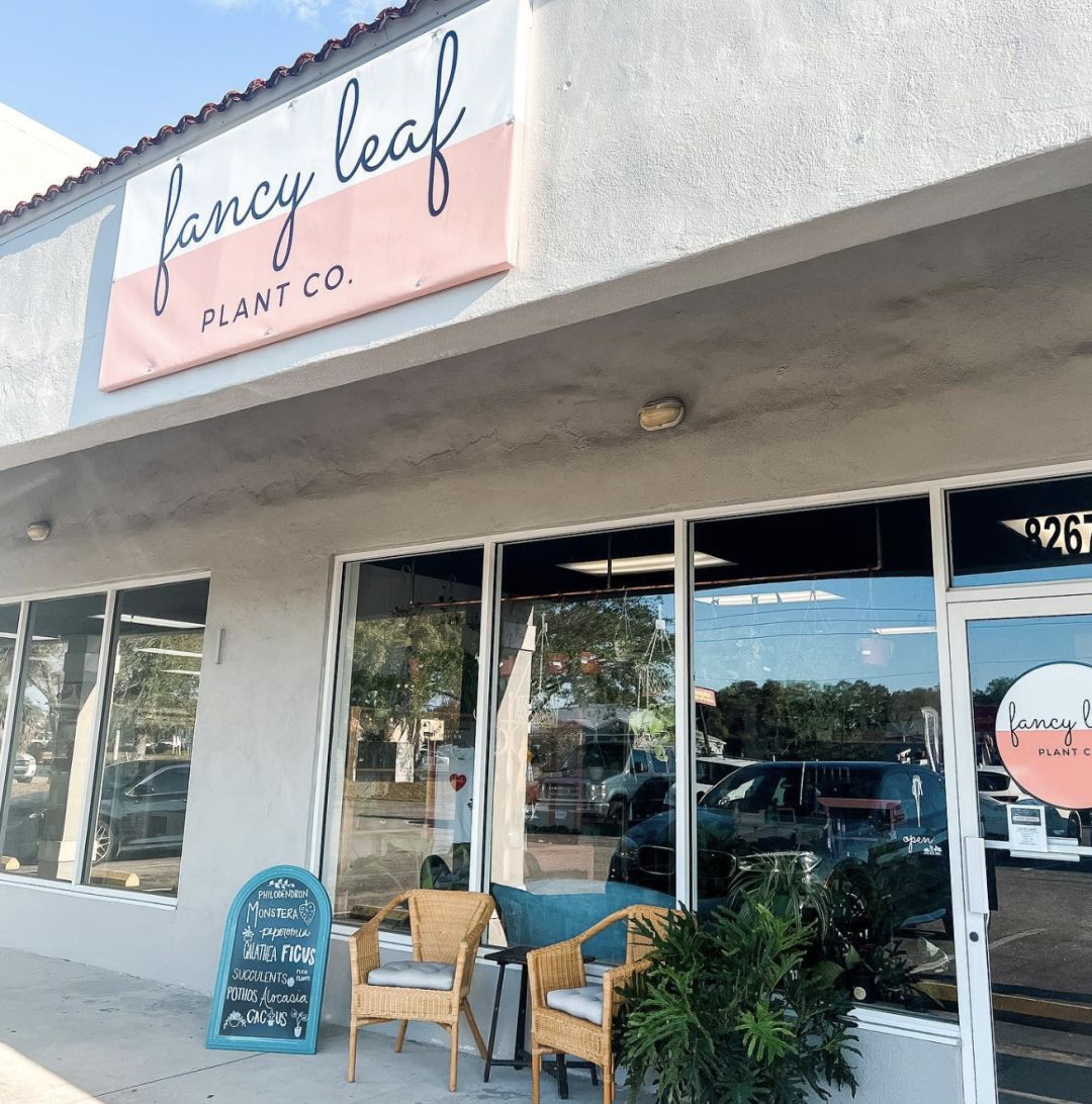 Fancy Leaf storefront.