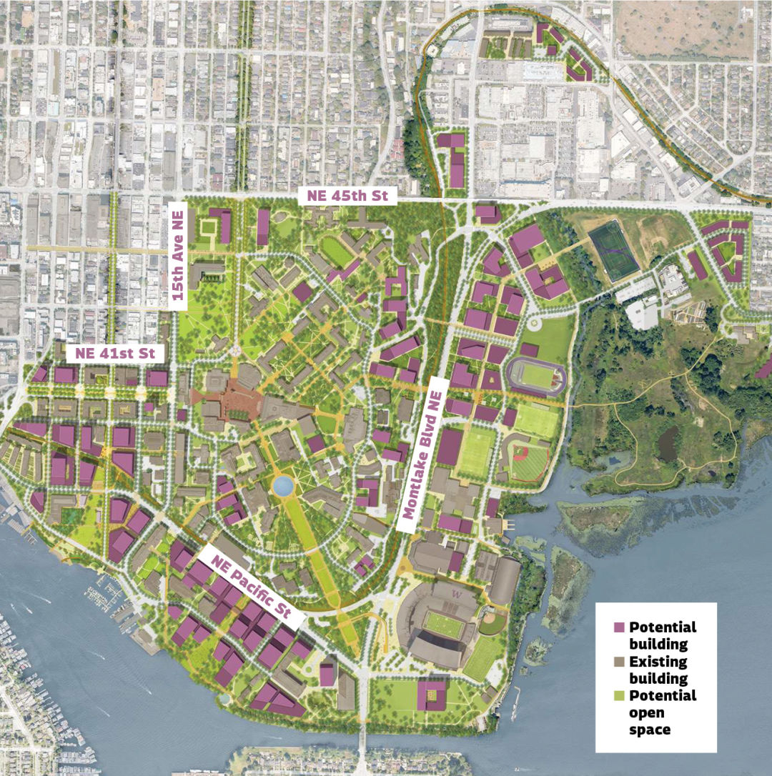 University Of Washington Directions How The University Of Washington Plans To Grow In The Next Decade | Seattle  Met