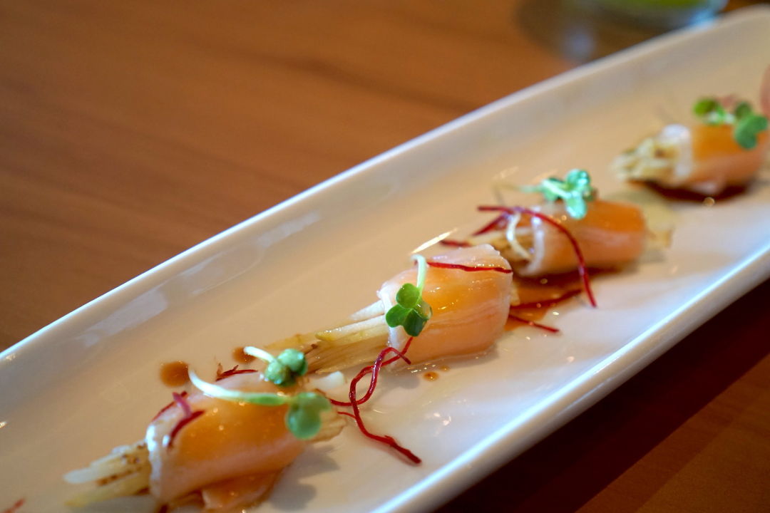 Oba smoked salmon belly x9387a