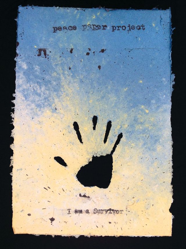 I am a survivor peace paper project xr8tpc