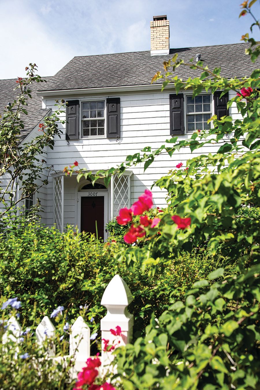 A traditional-style home in the neighborhood.