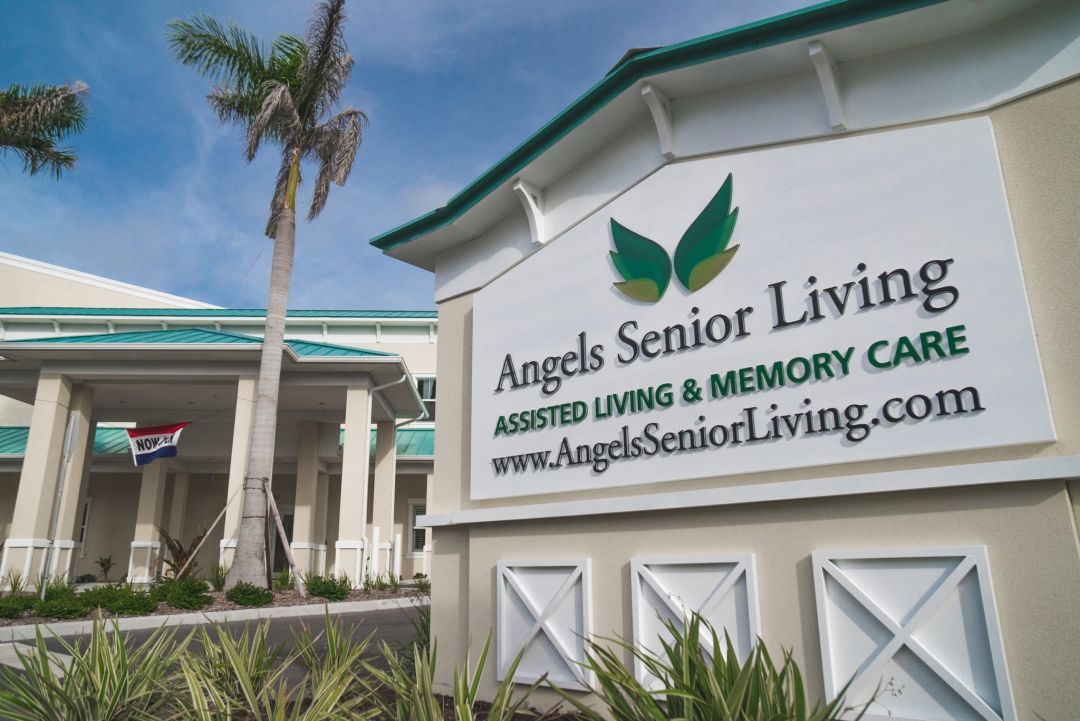 Exterior of Angels Senior Living