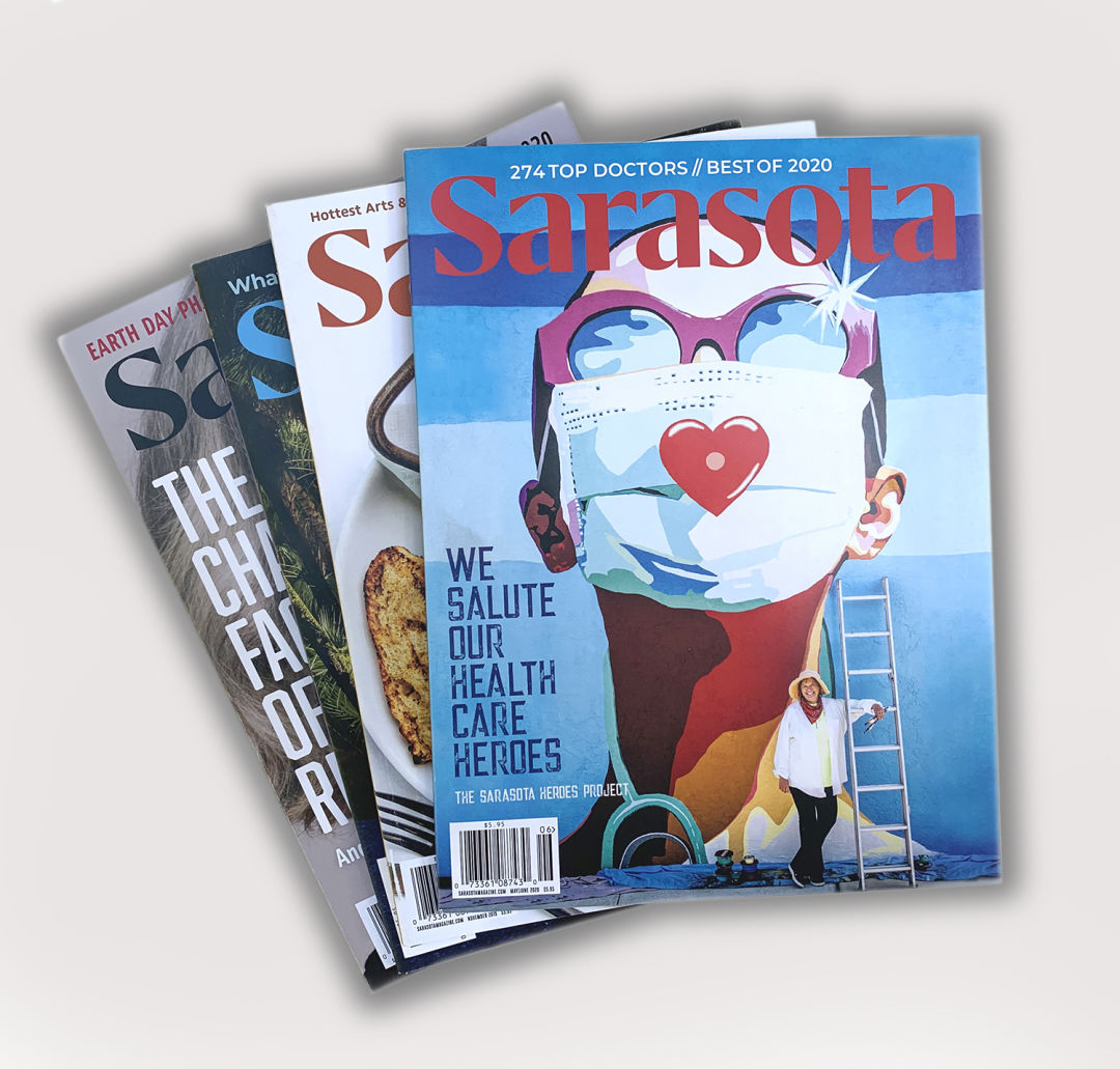 Sarasota Magazine won 29 awards in this year's Florida Magazine Association Charlie Awards, including Best Website (all consumer) and Best Overall Writing.