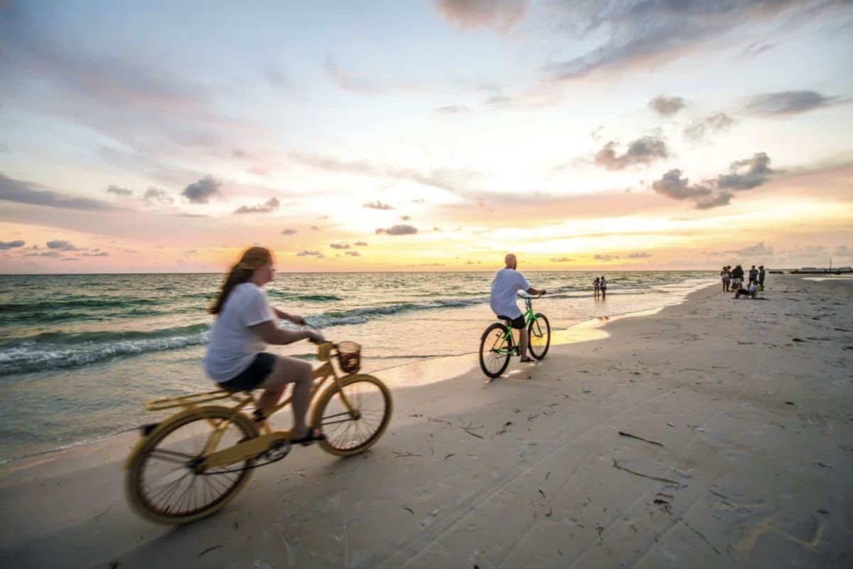 Let's Ride Electric Bikes on Siesta Key Beach | Sarasota Magazine