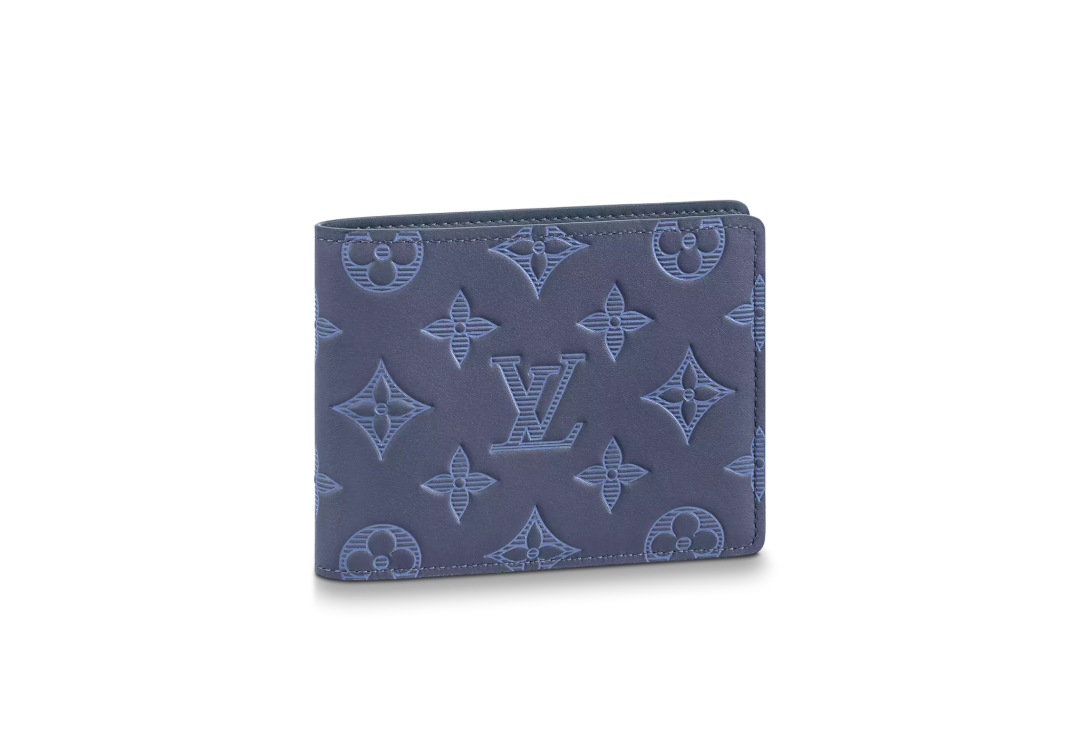 Louis Vuitton Multiple Wallet Monogram Shadow Navy Blue