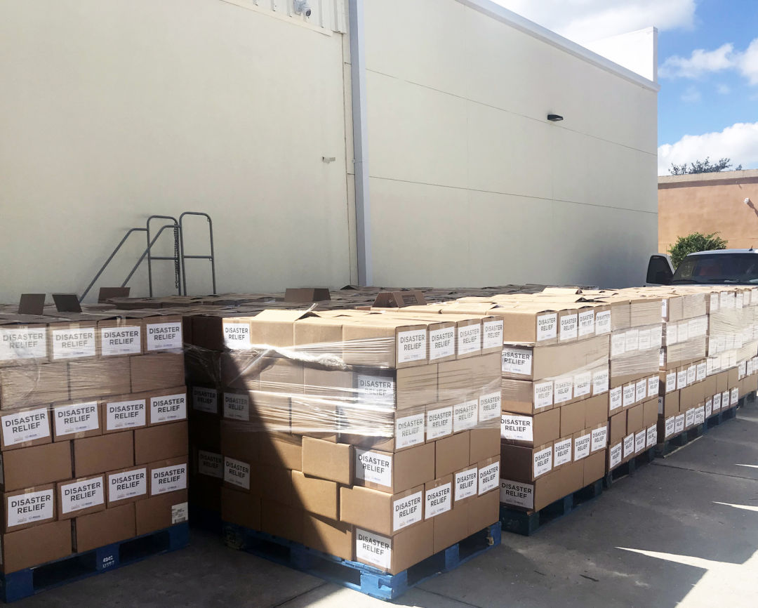 All Faiths Food Bank has leased additional warehouse space to store emergency meal boxes for deployment in the event of a major storm