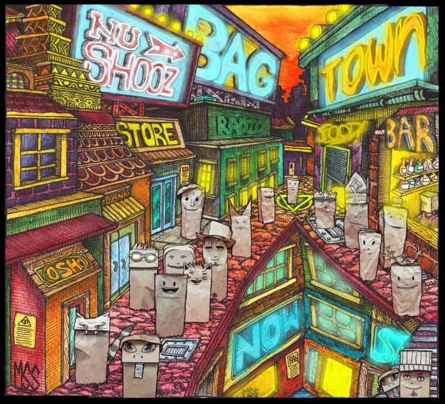 Bagtown front cover uwxkzq