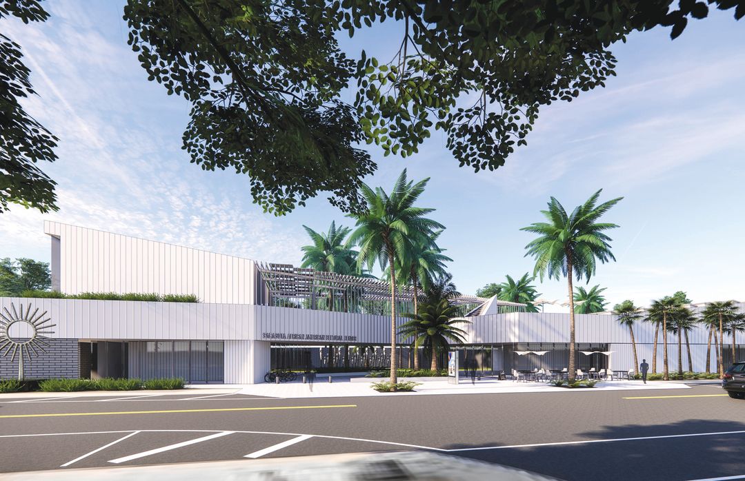 A rendering of the Sarasota African American Art Center and History Museum