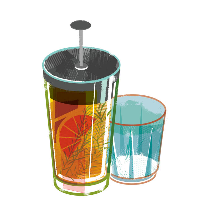 Pm americano french press cocktail jjn28w