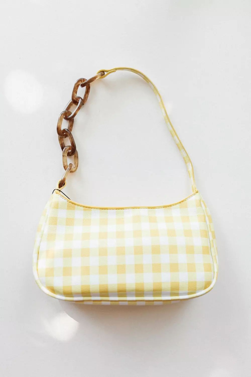 PRIMECUT: TAN CHECKERED KEYCHAIN