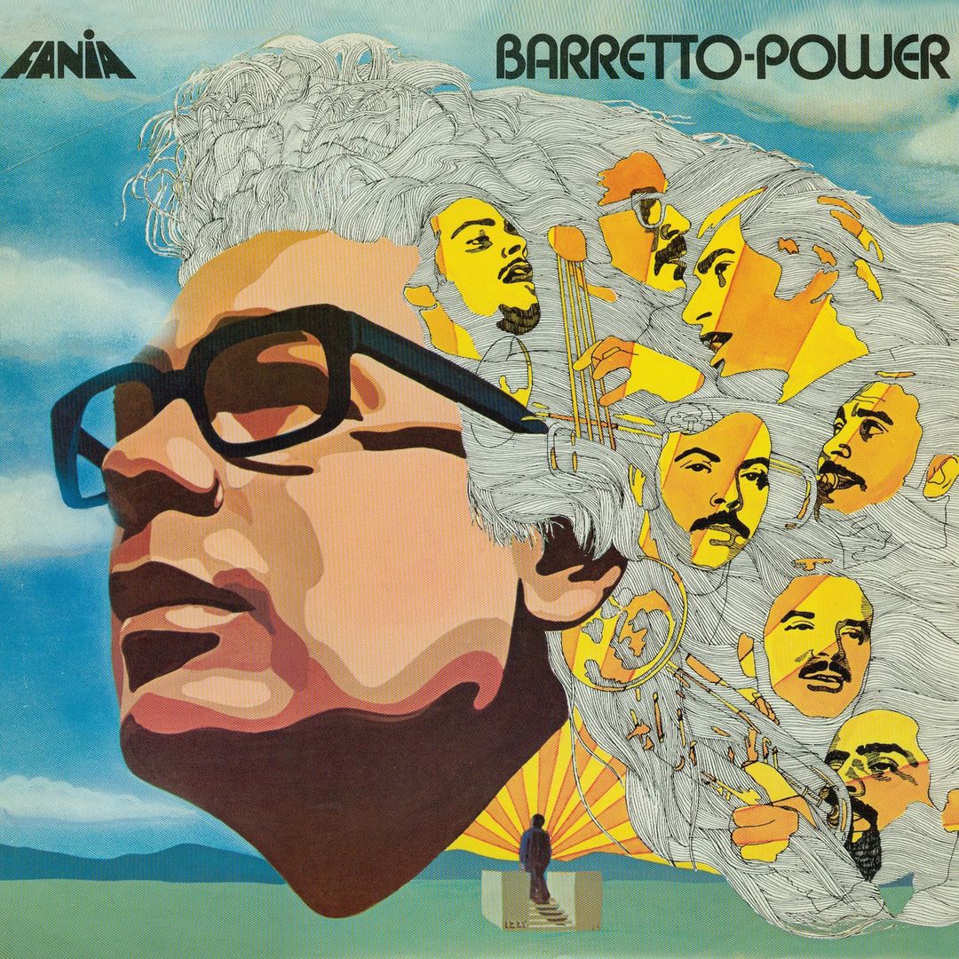 Ray Barretto’s 1970 LP Power, also designed by Sanábria.