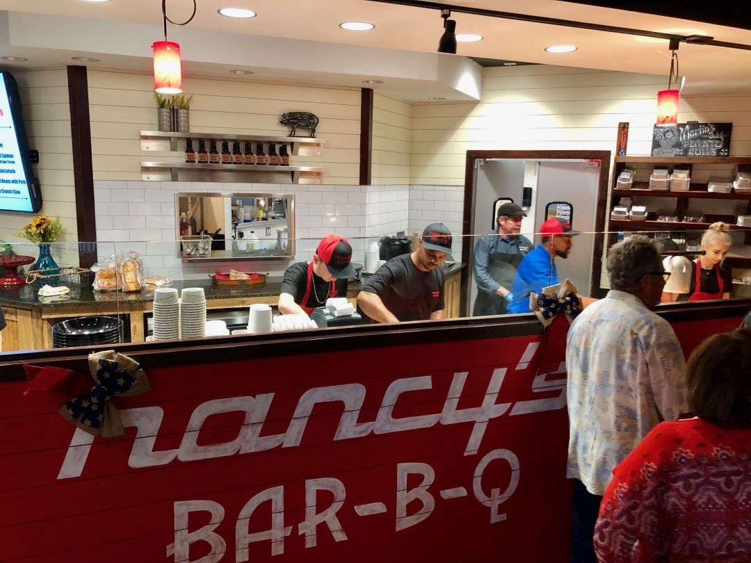 The original Nancy's Bar-B-Q on Pineapple Avenue in downtown Sarasota.