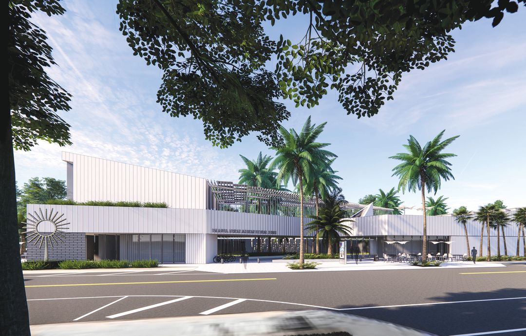 A rendering of the future Sarasota African American Art Center and History Museum complex.