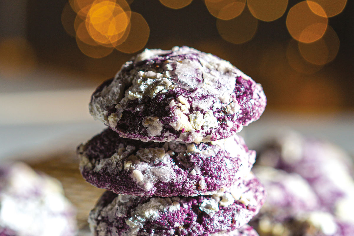 Make Shop Halo Halo's Bright Purple Ube Crinkle Cookies This Holiday Season - Vimarsana News