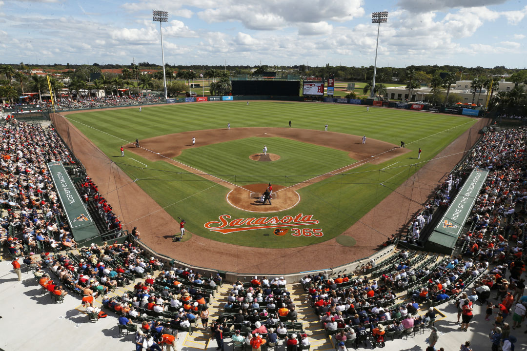 Ed Smith Stadium is the spring training home of the Baltimore Orioles