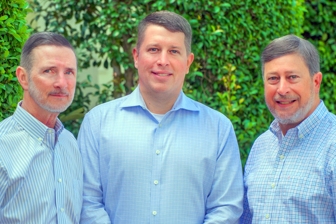 Goodwill Manasota leaders, from left, Bob Rosinsky, CEO; Donn Githens, president; and Steve Boone, board chair.