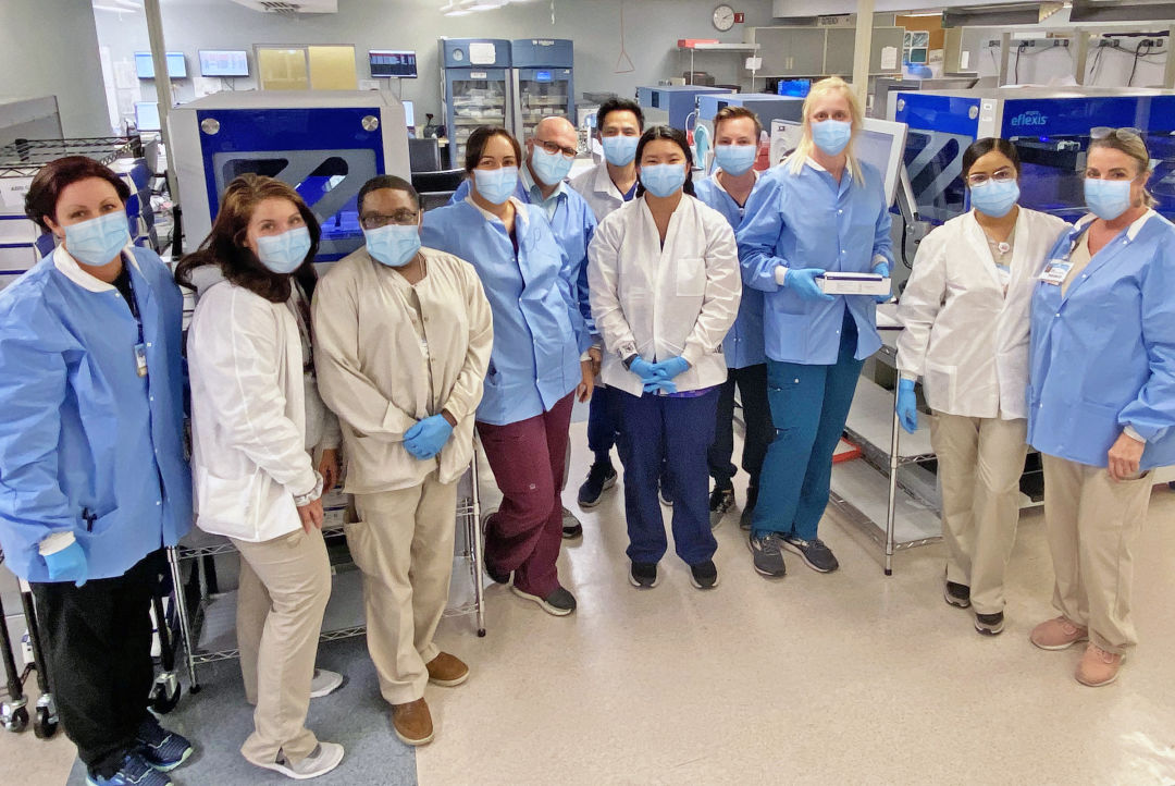 The Sarasota Memorial Hospital lab team