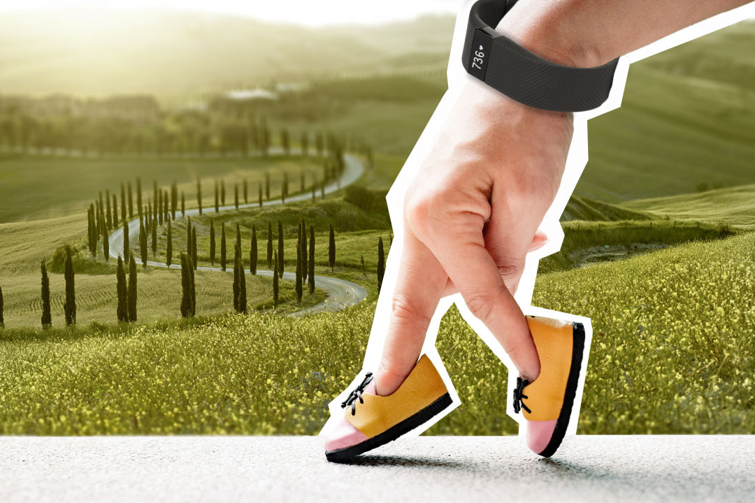 Senior editor Ilene Denton's moment of joy: getting in her 10,000 steps each day.