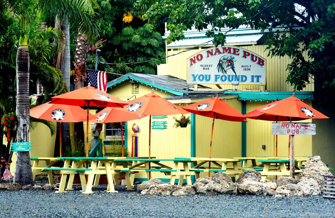 The No Name Pub on Big Pine Key