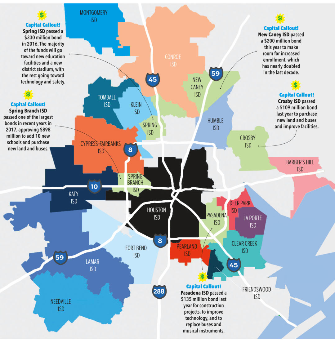 School Districts In Houston Map - Map