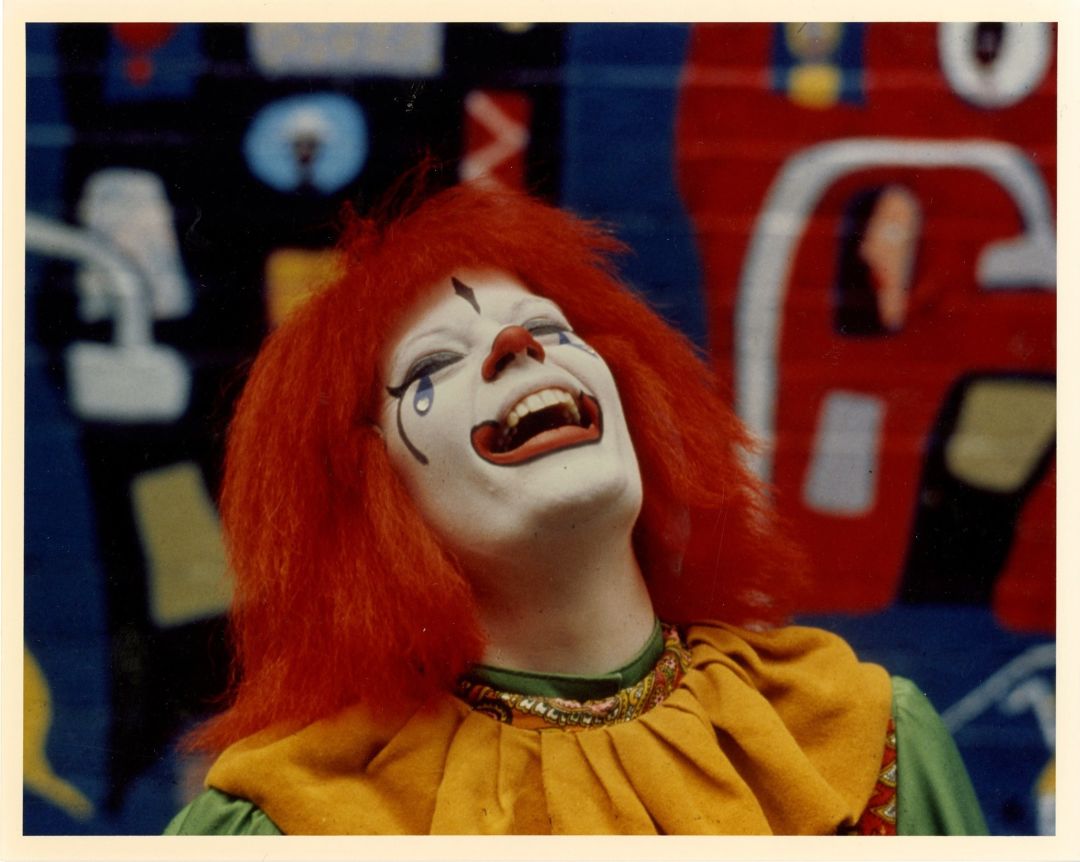 Peggy Williams made history as Clown College's first female graduate.