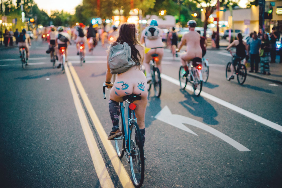 Este Año El Tradicional Desfile De Ciclismo Al Desnudo En Portland