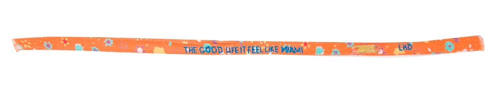 Lhd 01 lyric bracelet the good life it feel like miami cqhuzj
