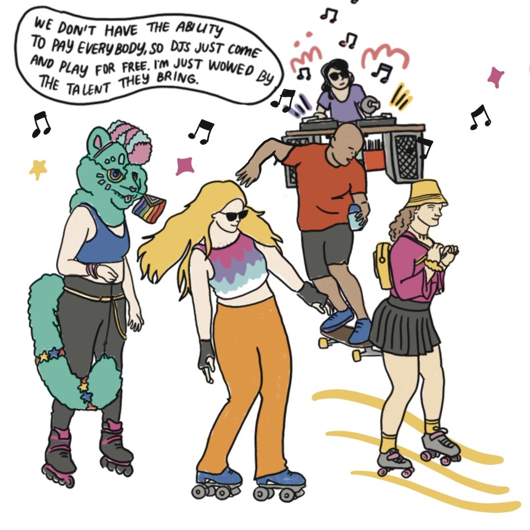 4Secret-roller-disco-love-letters_shay-mirk_yasgkz Portland's Secret Roller Disco Is Its Best Skate and Dance Party