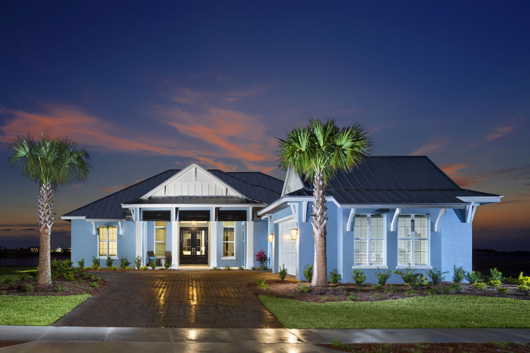 The three-bedroom, three-bath Avila model from AR Homes by Arthur Rutenberg, part of the Lake Babcock Estates neighborhood.