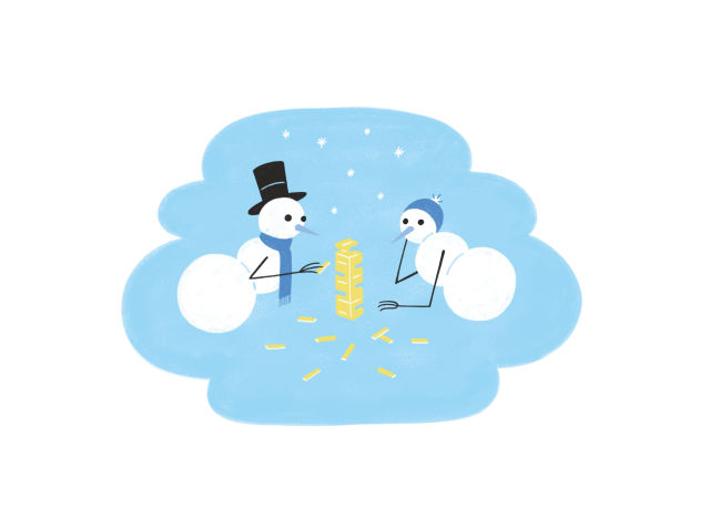 Pomo 0117 winter relax board games illo zmhml1