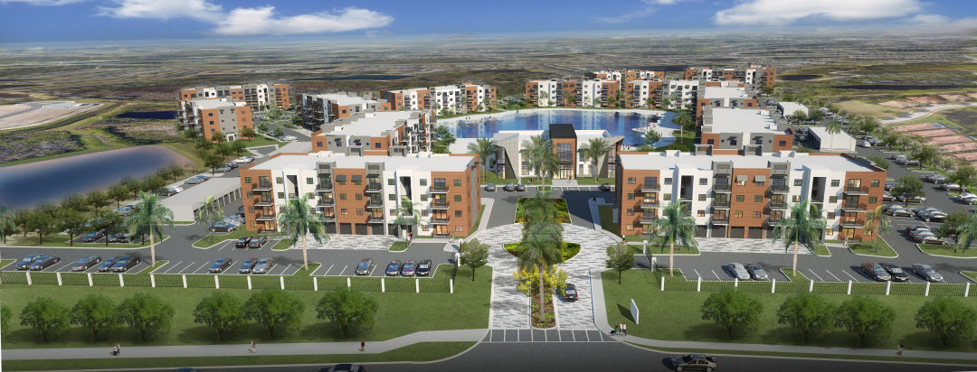 A rendering of a new residential project in Lakewood Ranch