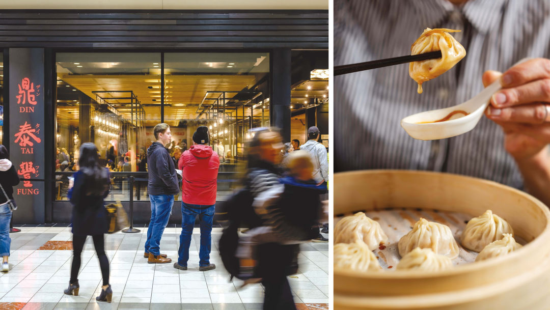 Dim Sum Time at Din Tai Fung in Costa Mesa, California! // MUKBANG!  Dumplings, Soup, and Buns! 