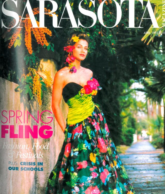 Sarasota magazine april 1993 cover vy4qki