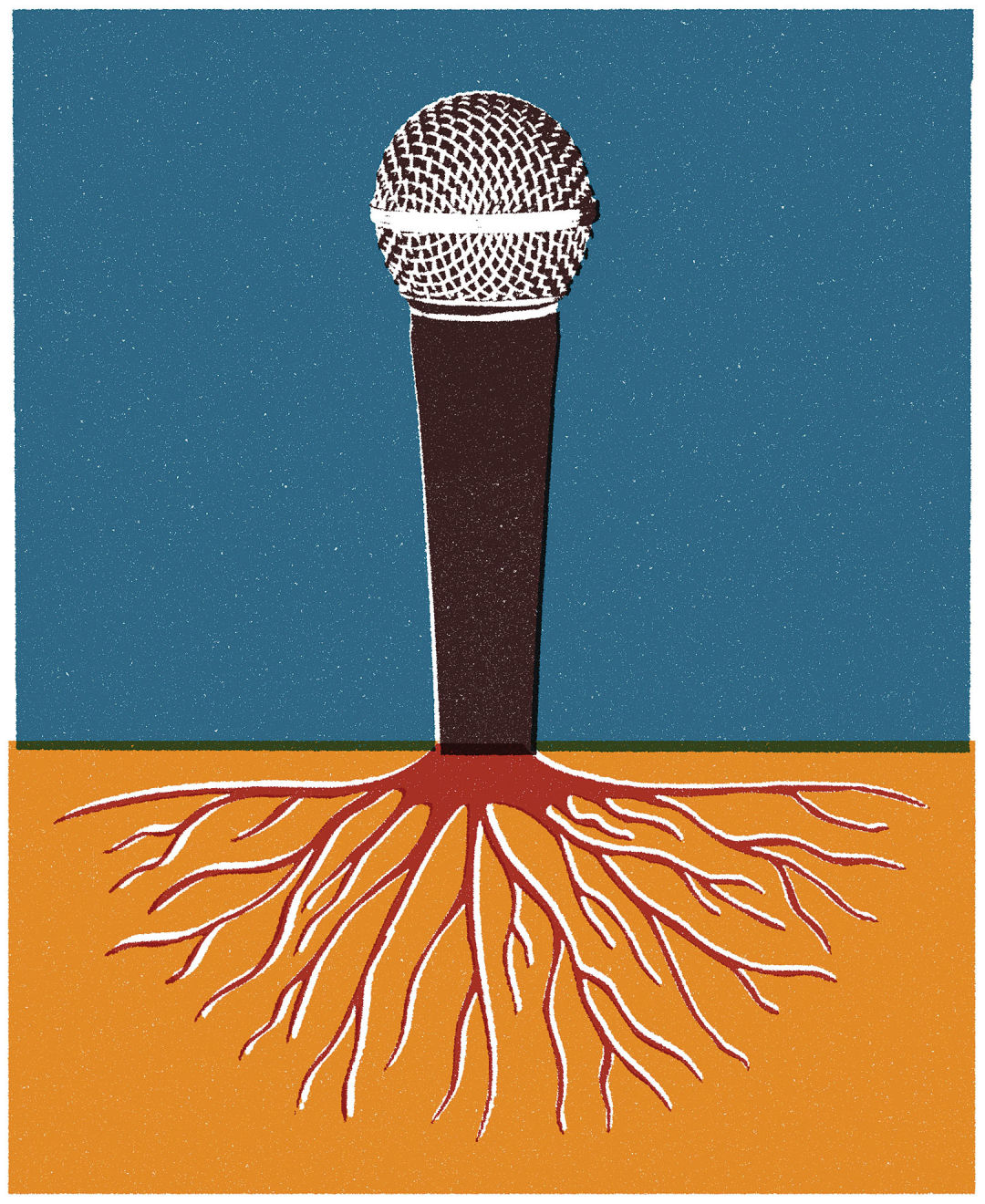 Pomo 1216 hiphop microphone illustration gowaks