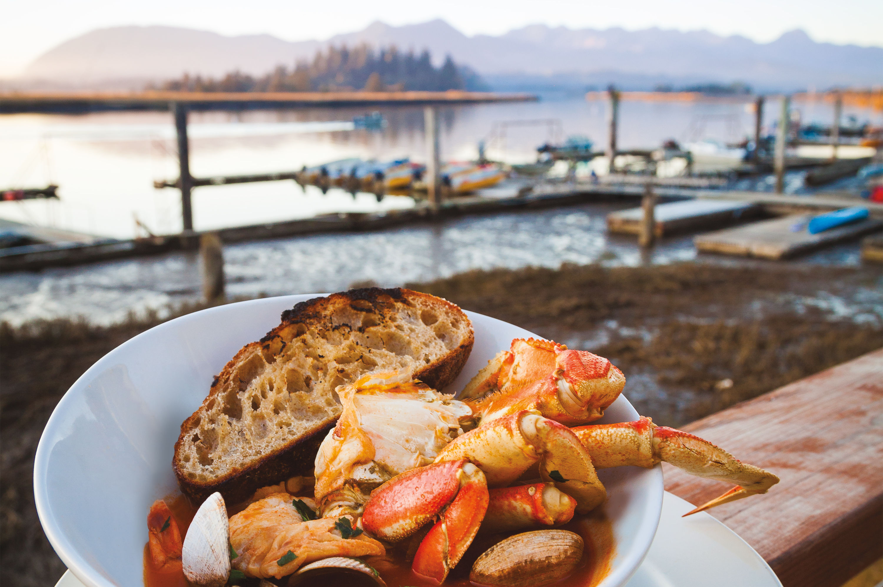 Seafood, dessert, Oregon Coast culinary delights