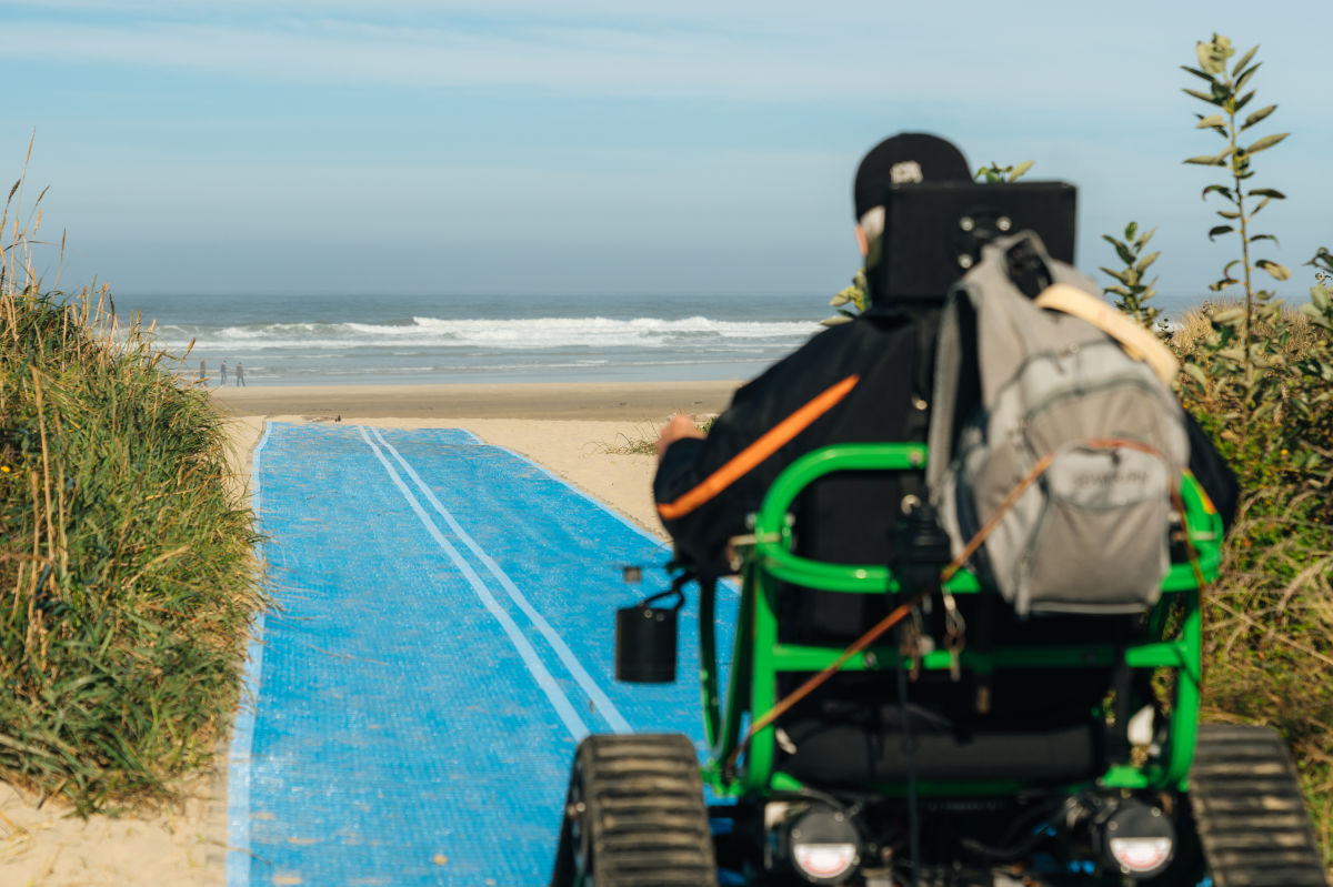The Burly Wheelchairs Rolling Across Oregon's Beaches