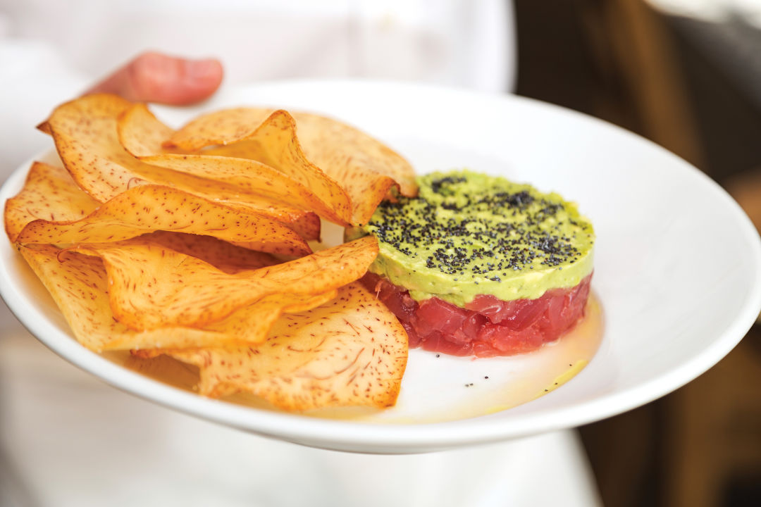0417 on the table tuna tartare gulf coast cuisine dwmjzv