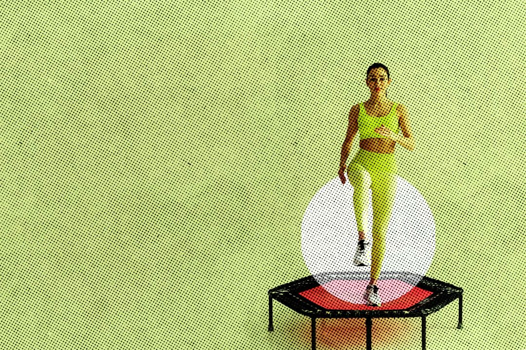 Rebounding exercises on mini trampolines provide cell exercise