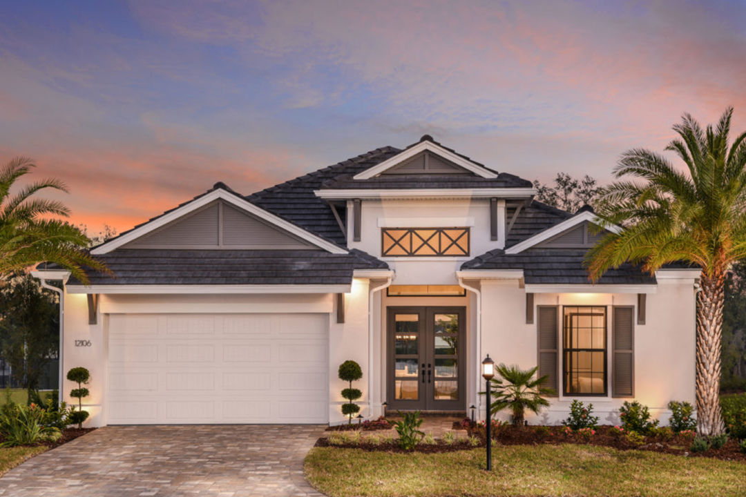 A model home at Cypress Glen at River Wilderness in Parrish