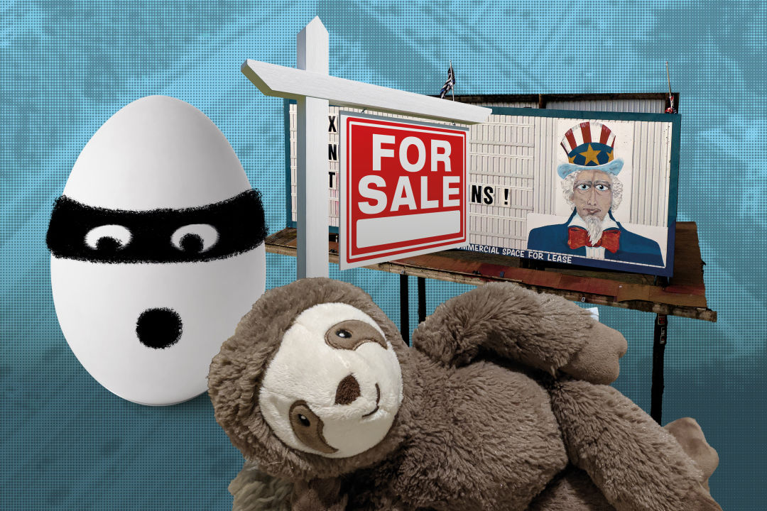 Bizarre Seattle Information | Seattle Met 1 egg thief sign sloth wierd news aqygak