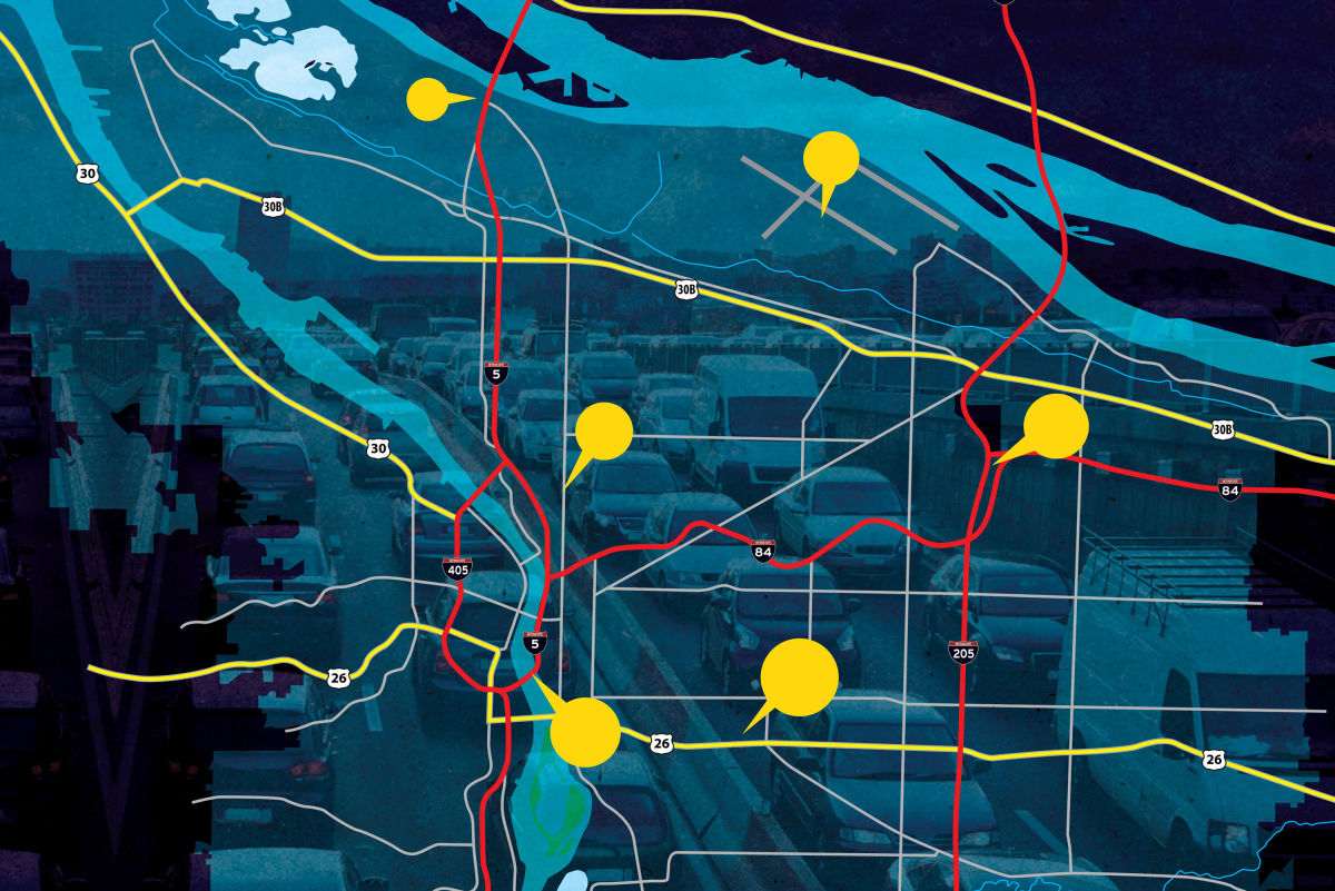 Portland Oregon Traffic Map You Think Portland Traffic Is Bad Now? | Portland Monthly