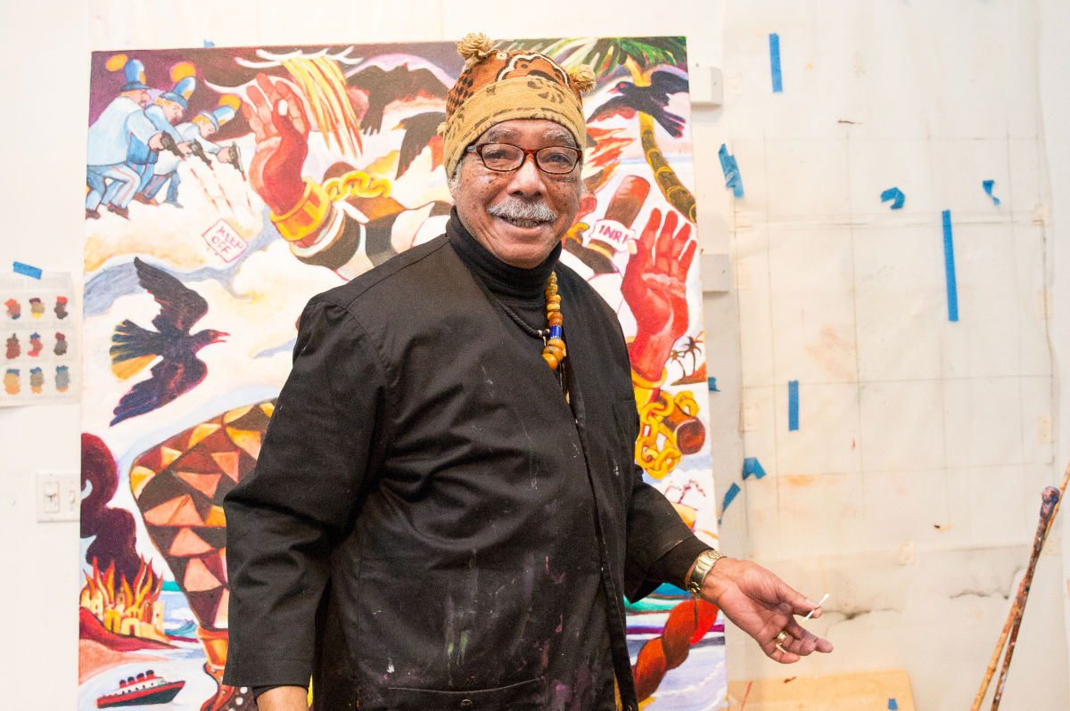 Portland Artist Arvie Smith Paints the Black Experience in Blazing Color Portland Monthly pic