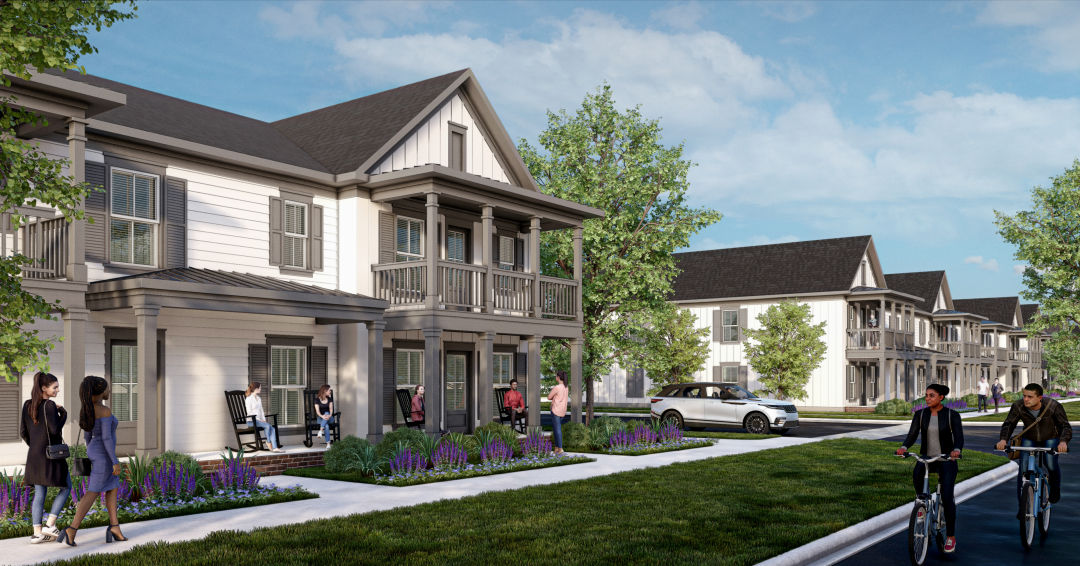 Rendering of a new home that will be built in Nokomis