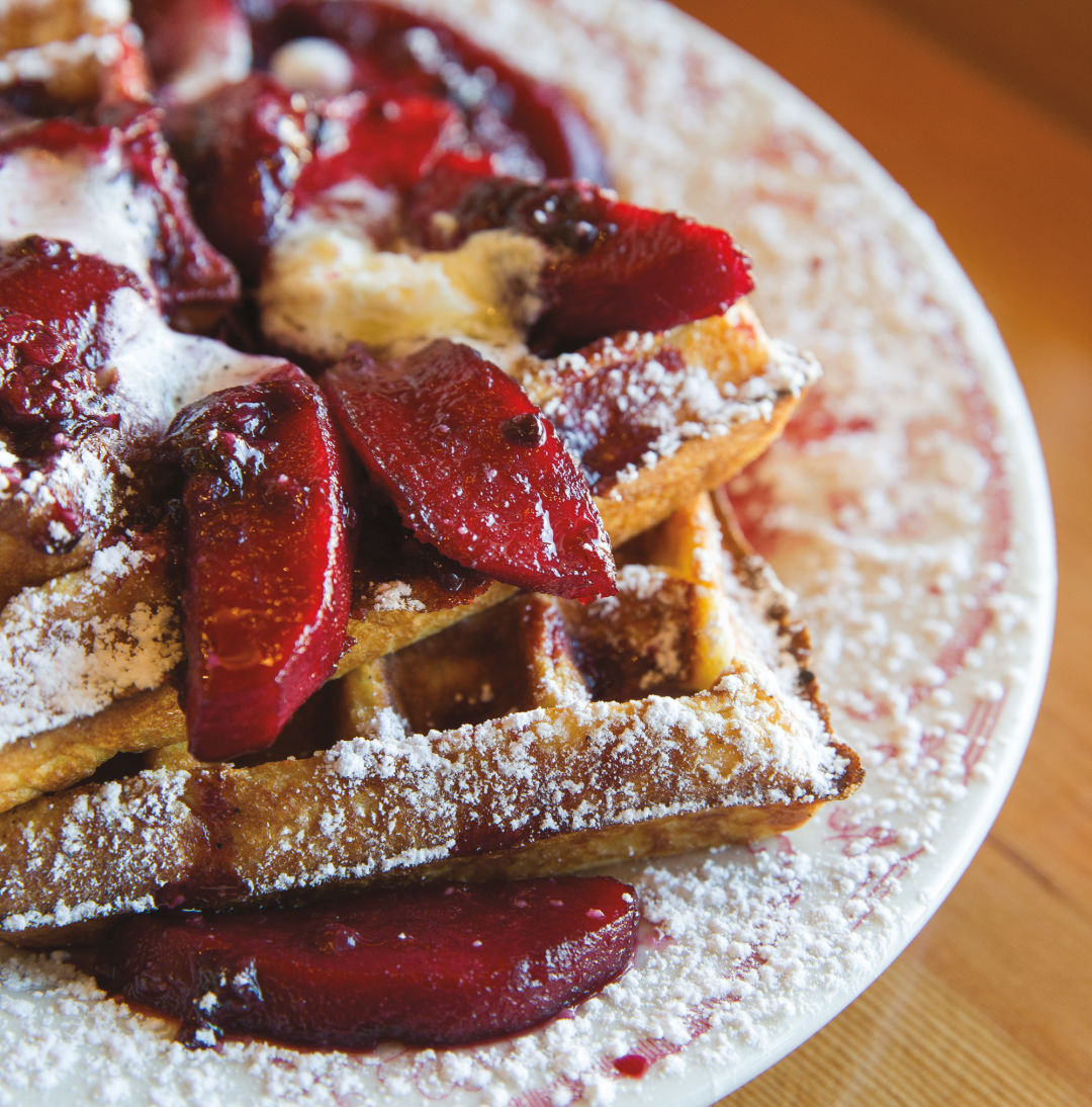 Pomo 0517 cheap eats beeswing sourdough waffle qutivv