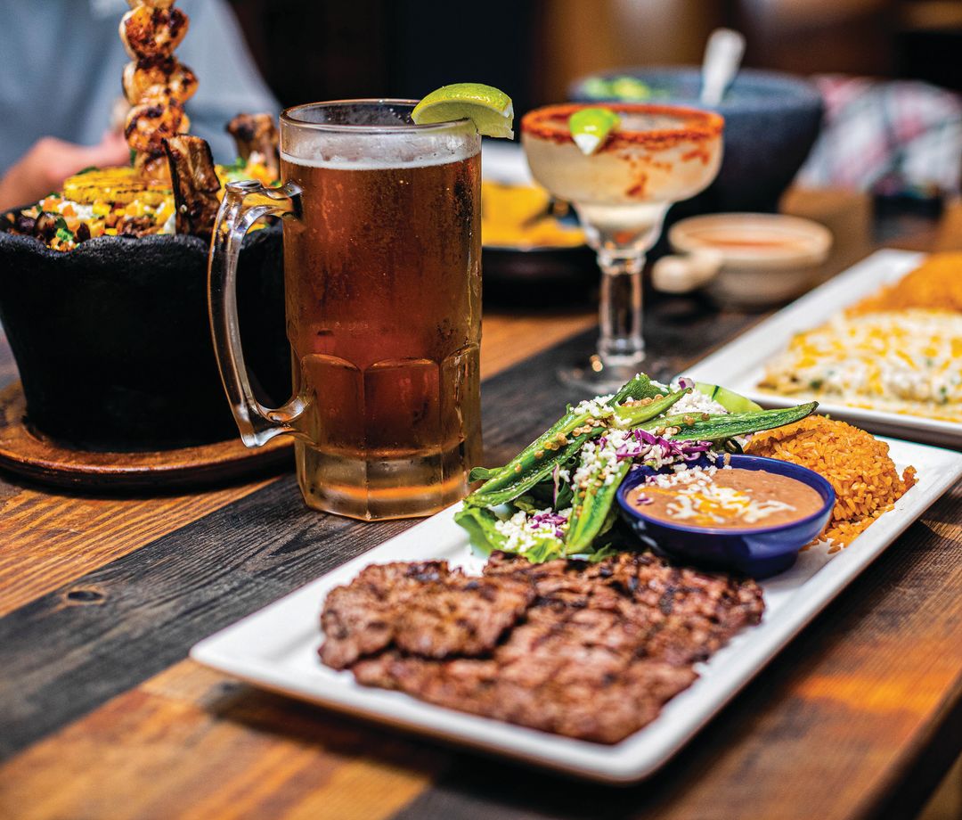 Carne asada at Poblanos.