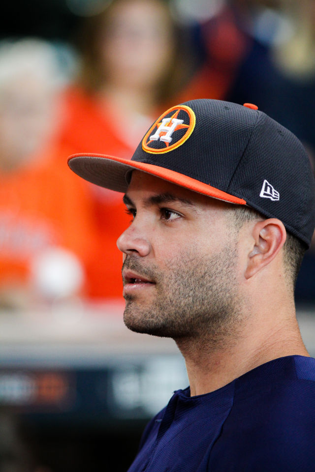 Photos of Jose Altuve looking small no laughing matter as Astros