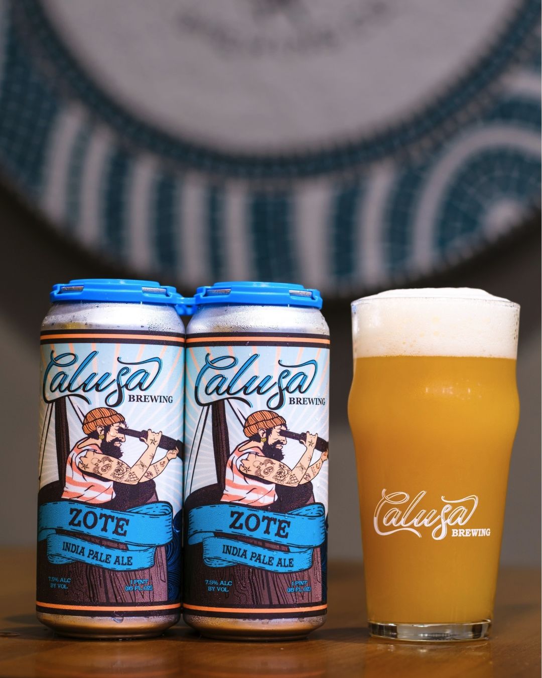 Calusa's Zote IPA is distributed throughout the Sarasota-Manatee area.