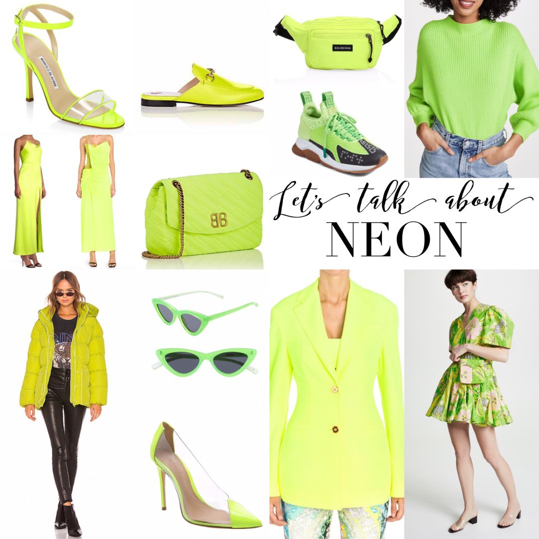 neon casual attire