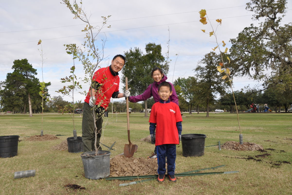 NRG helps plant trees around Houston